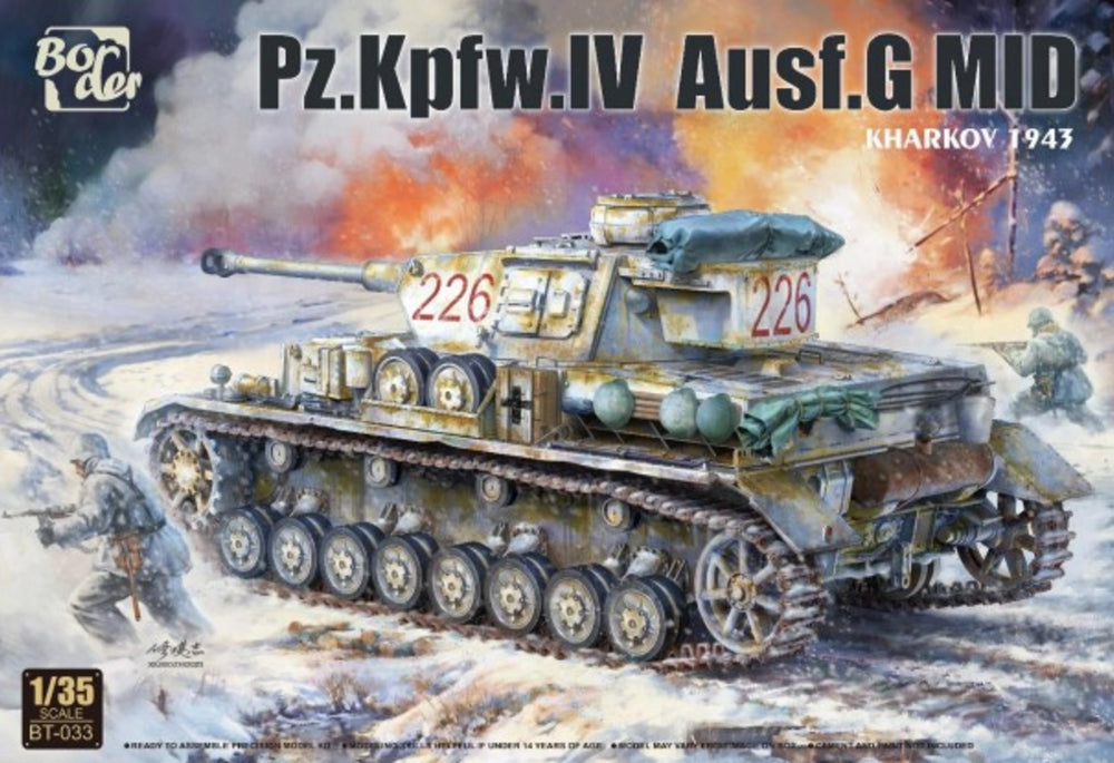 Border Models 1/35 WW2 Pz.Kpfw.IV Ausf.G Mid Production PE Fender and stowage