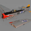 Phoenix P-47 Thunderbolt .61-91/15cc ARTF RC plane model