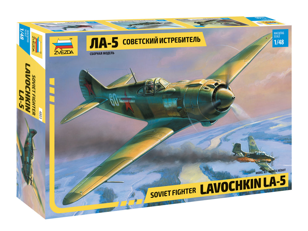 Zvezda 1/48 scale WW2 Soviet Lavochkin La-5 Soviet Fighter Aircraft Model kit