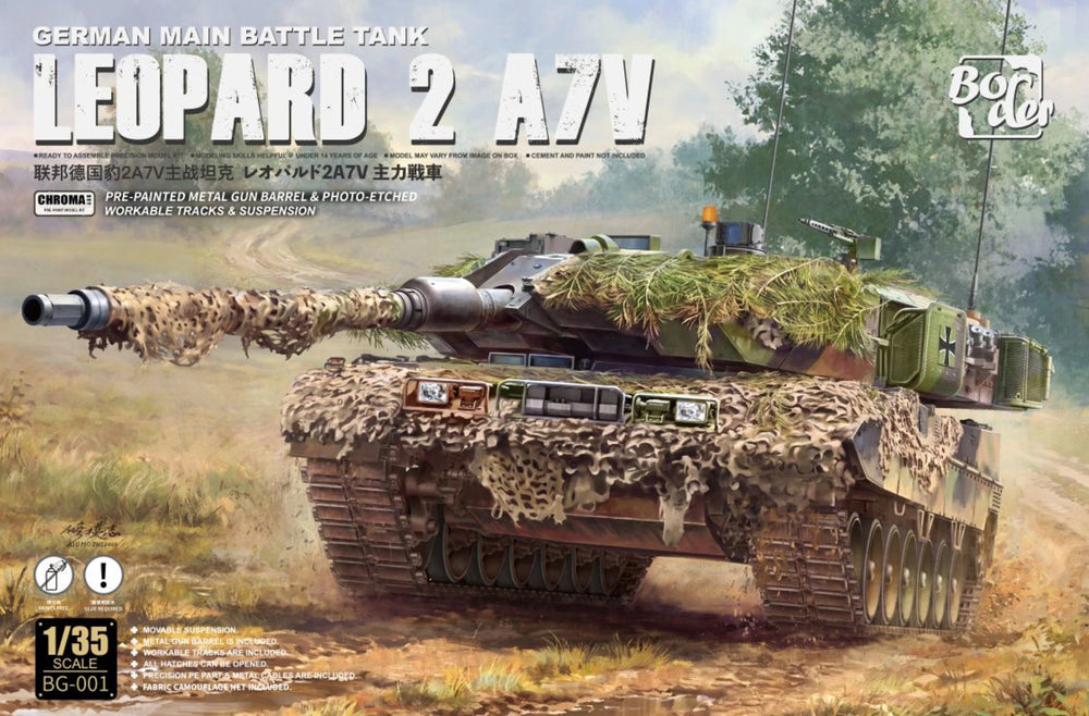Border Models 1/35 scale Leopard 2 A7V MBT tank modle kit