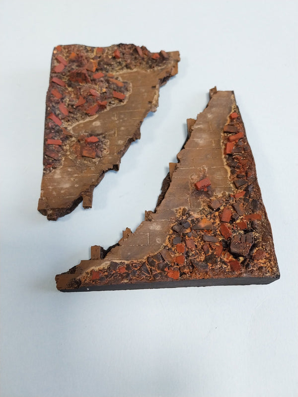 FoG Models 1/35 Ruin building floor sections with Rubble (2 pack)