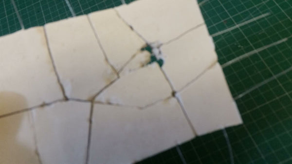 FoG Models 1/35 Scale Bomb damaged Concrete slab with Rebar reinforcing 145mm x 90mm