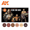 AK Interactive GEN 3 - FLESH AND SKIN COLORS 3G PAINT SET