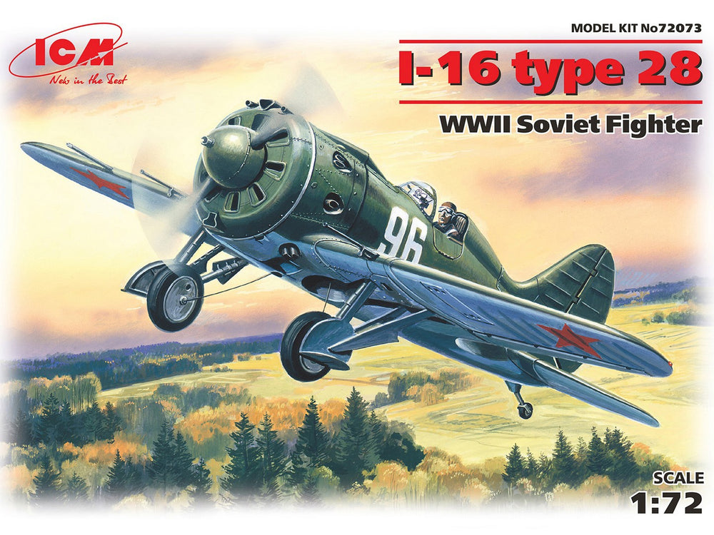 ICM 1/72 scale I-16 type 28, WWII Soviet Fighter