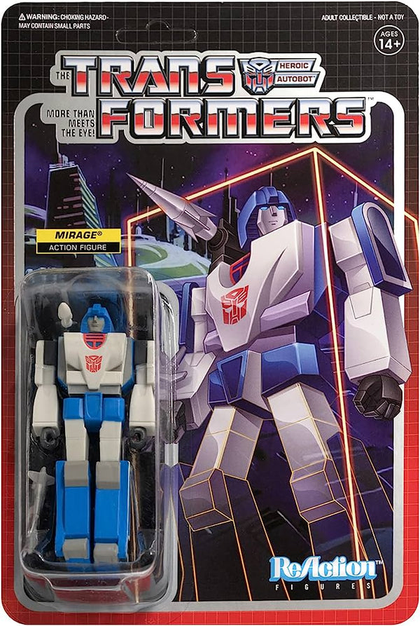 Super7 Transformers Mirage ReAction Figure