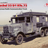 ICM 1/35 WW2 Henschel 33 D1 Kfz.72, WWII German Radio Communication Truck