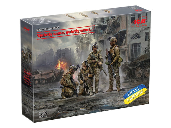 ICM 1/35 Quietly came. quietly went…Special Operations Forces of Ukraine (4 Figures)