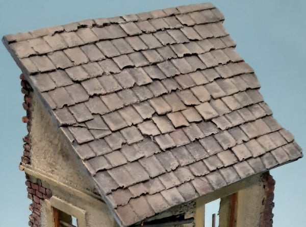 FoG Models 1/35 Large Roof tile section 210mm x 150mm (Resin)