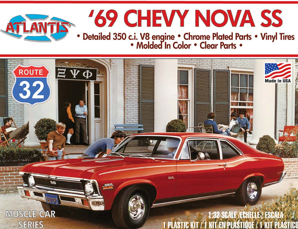 Atlantis 1:32 Scale 1969 Chevy Nova SS Route 32