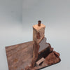 1/35 scale Chimney ruin building diorama with base