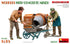 Miniart 1/35 WW2 era WORKERS WITH CONCRETE MIXER