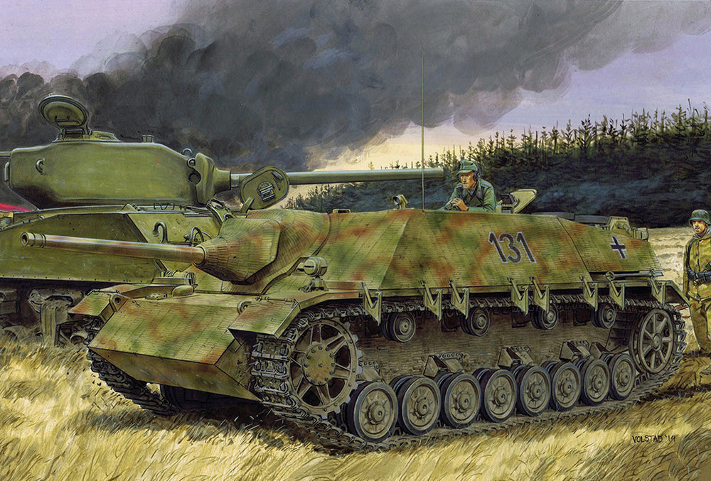 Dragon 1/35 scale WW2 German Jagdpanzer Iv L/48 W/Zimmerit tank model kit
