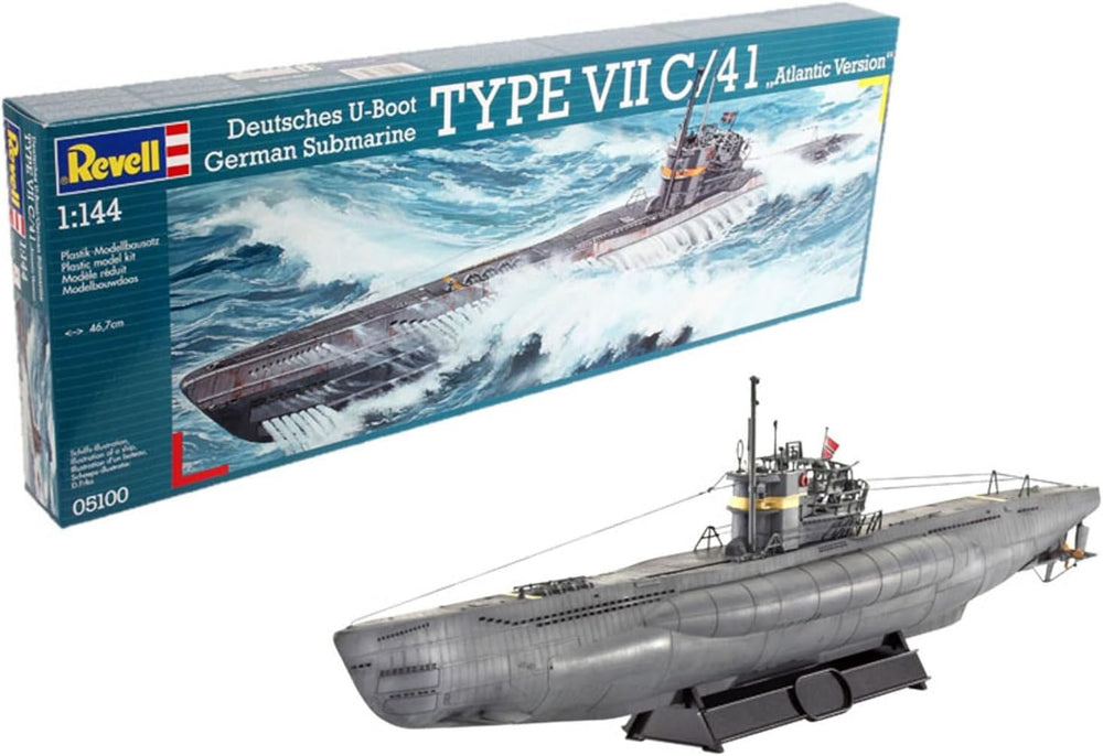 Revell 1/144 WW2 German U-boat Submarine Type VII C/41 “Atlantic Version”
