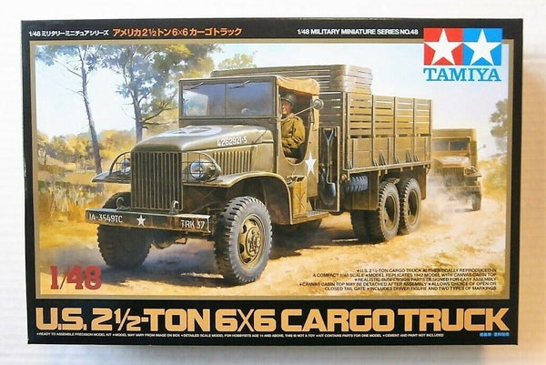 Tamiya 1/48 scale WW2 US American 2.25 Ton 6x6 Truck model kit