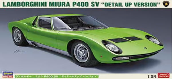 Hasegawa 1:24 Lamborghini Miura P400 SV - Detail-Up Version