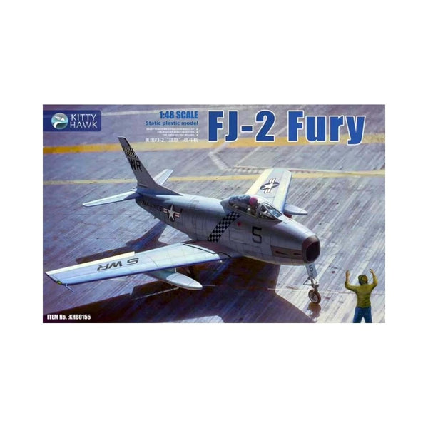 kittyhawk 1/48 Scale FJ-2 Fury plane aircraft model kit