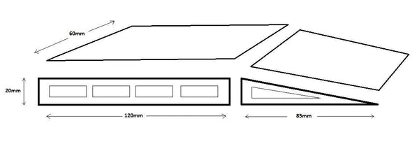FoG Models 1/35 Scale Railway Train Platform diorama accessory set