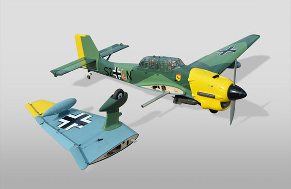 Phoenix WW2 German STUKA Ju87 120/20cc ARTF RC Plane model