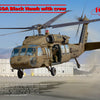 ICM AIRCRAFT 1:48 UH-60A Black Hawk Helicopter with 3 Crew Figures