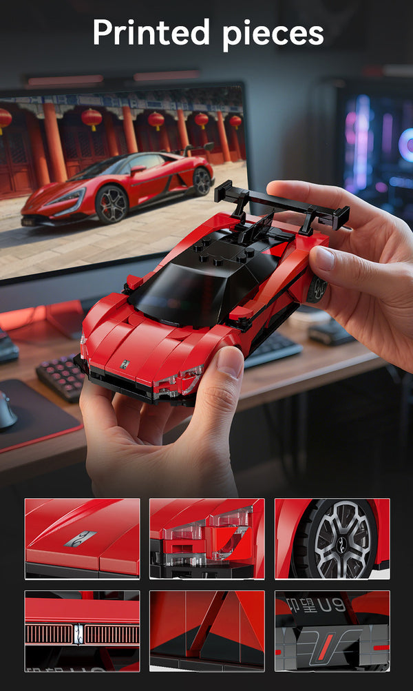 CADA 1:24 MINI CARS 1:24 BYD Yangwang U9 Electric Super Coupé - 291 pcs