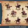 Zvezda 1/72 Scale Russian Medieval Mounted Knights plastic soldiers