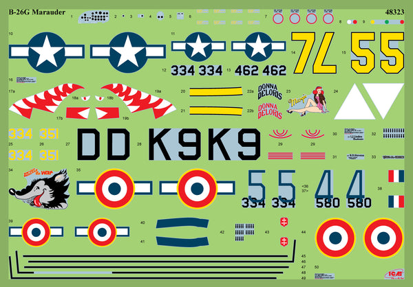 ICM AIRCRAFT 1:48 Airfield of the American bomber group