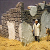 FoG models 1/35 Scale "Tobruk Ruin" 2 walled ruin for desert dioramas