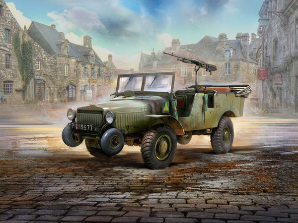 ICM 1/35 WW2 German Laffly V15T with Hotchkiss Machine Gun