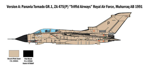 ITALERI 1/48 Scale AIRCRAFT TORNADO IDS plane model kit