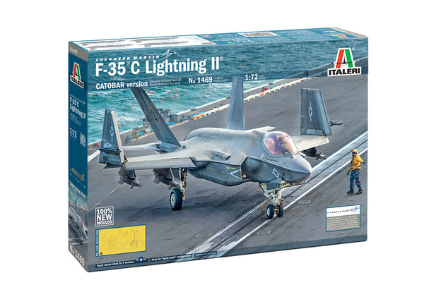 Italeri 1/72 scale F-35C Lightning II aircraft model kit