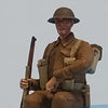 Homefront 1/35 scale WW2 British Infantry sitting #1