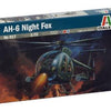 Italeri 1:72 Scale U.S. Army Special Forces AH-6 Night Fox Helicopter model kit