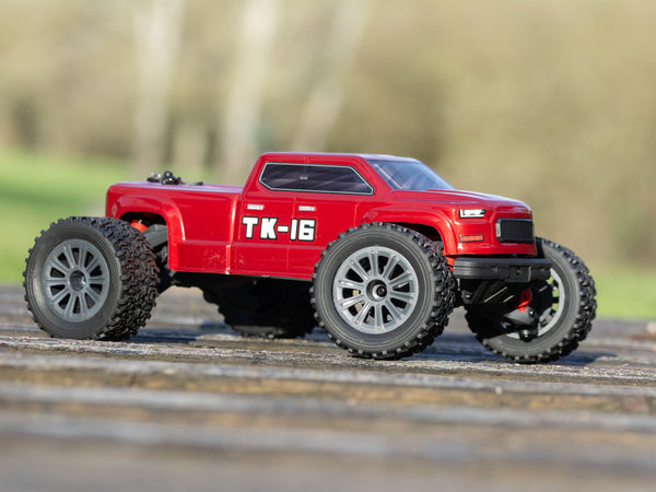 PD RACING 1:16 RTR TK-16 Brushed RC Truck (Red) 1:16