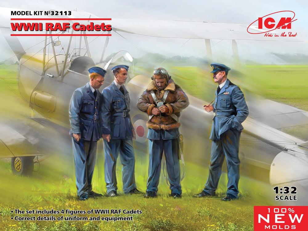 ICM 1/32 WW2 RAF Cadets (100% new molds)