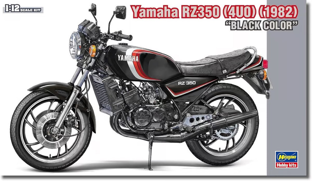 Hasegawa 1:12 1982 Yamaha RZ350 Black edition model kit