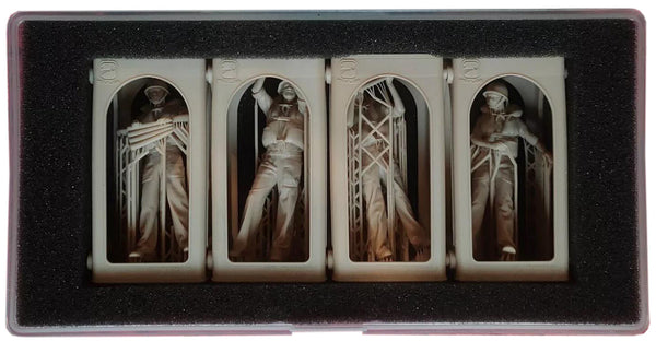 Toucan Models 1/35 Scale WW2 U.S Navy Bofors Gun Crew With Life Jackets Figure Set 3