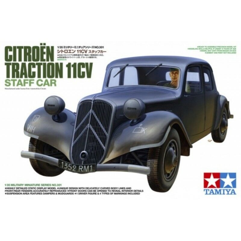 Tamiya 1/35 scale WW2 era 1940's Citroen Traction IICV German Staff Car