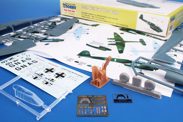Special Hobby 1/72 Scale WW2 German Focke Wulf Fw 187A-0 Falke