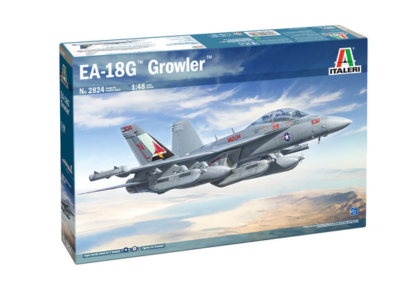 Italeri 1/48 scale EA 18G GROWLER aircraft model kit