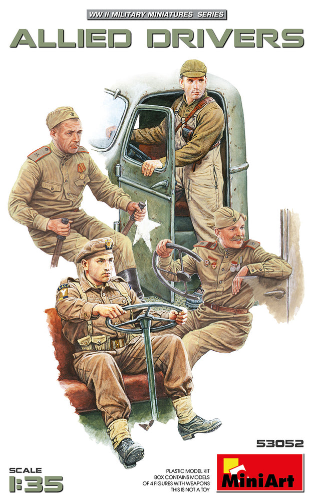 Miniart 1/35 WW2 ALLIED DRIVERS figure set