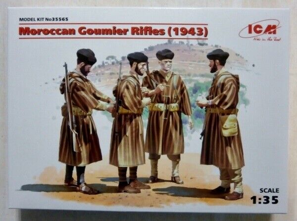 ICM 1/35 WW2 Moroccan Goumier Rifles (1943) (4 figures)