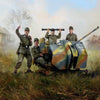 ICM 1/35 WW2 German anti aircraft gun Flak 38 with 4 Crew Figures
