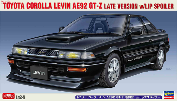 Hasegawa 1:24 Toyota Corolla Levin AE92 GT-Z Lip Spoiler