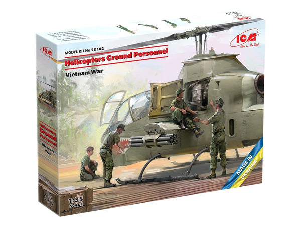 ICM 1/35 Helicopters Ground Personnel (Vietnam War)