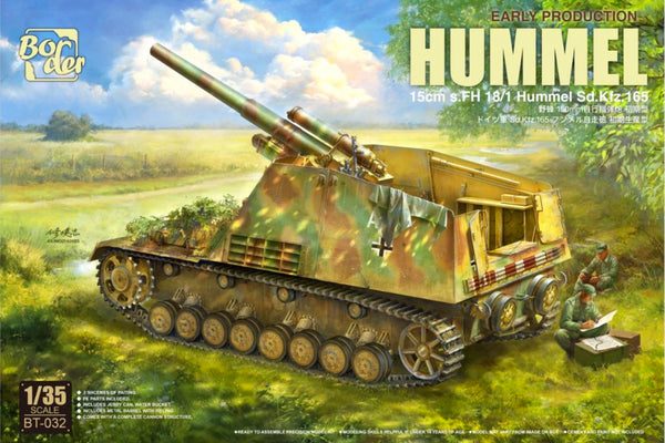 Border Models 1/35 WW2 Hummel Sd.Kfz.165 15cm s.FH Early production Metal Barrel with rifling.
