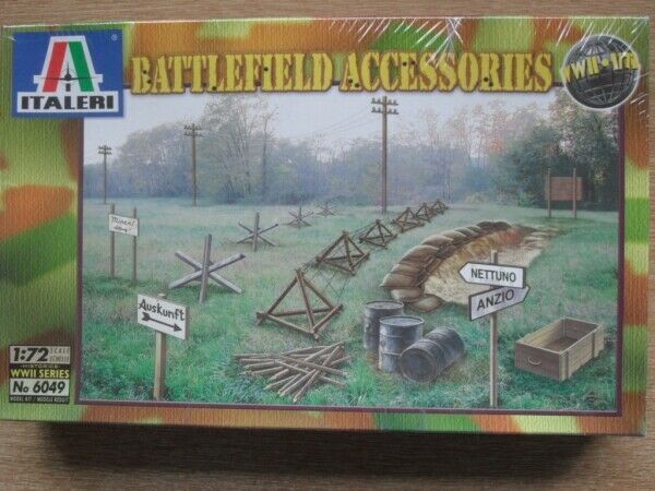 ITALERI 1/72 Scale FIGURES WW2 Diorama ACCESSORIES