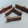 FoG models 1/35 scale Brick garden wall diorama Set #1