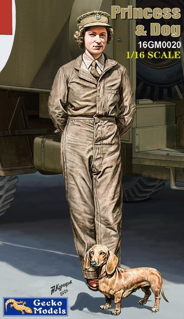 Gecko 1/16 WW2 ATS 'the Princess with dog'
