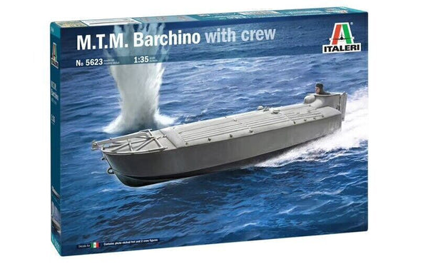 ITALERI 1/35 scale WW2 Italian M.T.M BARCHINO torpedo boat model kit