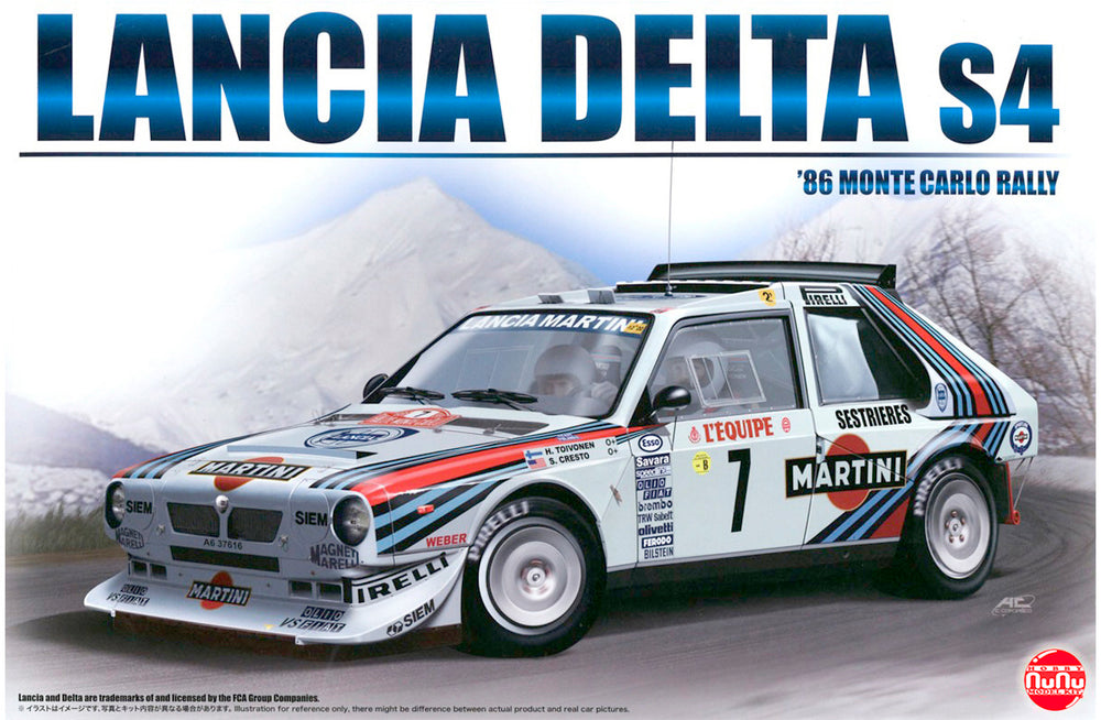 NUNU 1/24 Lancia Delta S4 Martini Montecarlo 1986